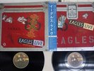 EAGLES LIVE ASYLUM P-5589Y,90Y Japan OBI VINYL 2LP