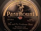 Papa Charlie Jackson & Ma Rainey “Poorhouse Blues” Paramount 12718 - 78 - V/V+