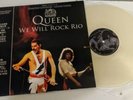 QUEEN We Will Rock Rio 1985 Limited Edition Clear Vinyl N Mint OOP