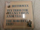 BEETHOVEN: TEN PIANO TRIOS / THE BORODIN TRIO / 4 LP BOX SET   EX