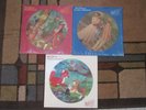 3 Walt Disney Picture disc records Peter Pan/Mary Poppins/Fox and the Hound