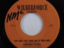 Crossover Soul 45 WILBERFORCE SYLVESTER Two Fools WILBERFORCE VG+ HEAR