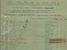 Times Square Records Top 110 Survey Jan.1962