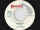 ?UNIQUES Somewhere/Right Now Peacock 1677 R&B DOO WOP 45RPM?