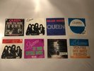 queen the 8 belgium 7' records and sleeves also the 2 promo sleeves