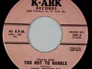 ONIE WHEELER: Too Hot to Handle US K-Ark Missouri Rockabilly 45 MP3