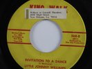 Funk/Deep Soul 45 LITTLE JOHNNY WILLIAMS Invitation To A Dance KING WALK HEAR