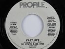 Rap Hip Hop 45 DR. JECKYLL & MR. HYDE Fast Life PROFILE VG+ promo HEAR