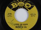 Northern Soul 45 BROTHERS OF SOUL Come On Back BOO HEAR