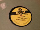 HANK WILLIAMS: I Saw The Light / Six More Miles, MGM Records, 78 rpm