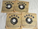 Four GREEK 45's - Vangelis Perpiniadis, Giota Lidia, Petros Anagnostakis - ODEON
