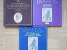 B391 BRAHMS COMPLETE CHAMBER MUSIC + CONCERTOS + ORCHESTRAL 3 BOXES DGG 26 x LP