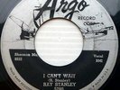 RAY STANLEY rock & roll Argo 45 Eddie Cochran I CAN'T WAIT   OVER A COKE LC131