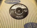 THE SHELLS - BABY OH BABY / ANGEL EYES:RARE DOO WOP: UK 1ST LONDON HLU.9288 :EX+
