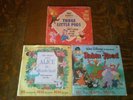 3 Disneyland Record and Book  Three little pigs  Alice in Wonderland  Robin Hood