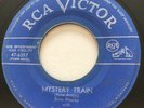 ROCKABILLY Elvis Presley MYSTERY TRAIN RCA 45 very rare Canadian pressing blue