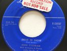 ROCKABILLY Eddie Cochran DRIVE IN SHOW London Liberty 45 rare Canadian pressing