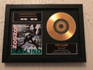 The Clash 'London Calling' limited edition, signed gold disc picture memorabilia