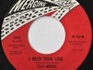 ELLA WOODS 45 on Merging (420) I Need Your Love/Love Affair, RARE Northern Soul