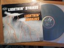 VEE JAY LP RECORD 1044/LIGHTNIN HOPKINS/LIGHTNIN STRIKES / ORIGINAL / EX+  BLUES