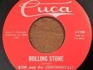 Ron and the Continentals - Rebound Baby / Rolling Stone 45, Rare WI GARAGE Cuca