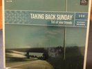 TAKING Back Sunday Tell All Your Friends VR 176 mint Sealed Victory Record Lp