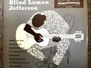Blind Lemon Jefferson 10” Vinyl Record London Records AL508 c1950s