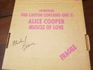 Alice Cooper Muscle Of Love LP Vinyl Record Album Michael Bruce Autograph Signed