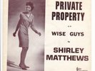 Northern Soul Popcorn 45 and Pic Sl - SHIRLEY MATTHEWS  - Wise Guys / Private...