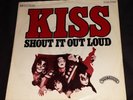 Kiss: RARE 7'' German picture sleeve 45 (Shout It Out Loud) 1976
