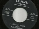 RARE SURF THE RANCHEROS Lindas Tune  LONNIE Orig Label