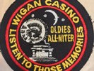 Original Wigan Casino 'Oldies All-Niter' Cloth Patch   Perfect   Northern Soul