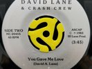 FUNK BOOGIE/MODERN SOUL 45-David Lane & Cash Crew-You Gave Me Love-III Lane HEAR