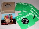 BEATLES nice set of 24 x singles Parlophone green sleeves.