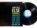 CANNONBALL ADDERLEY Somethin Else BLUE NOTE 1595 Ear RVG Mono SIGNED