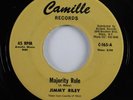 Reggae 45 JIMMY RILEY Majority Rule CAMILLE HEAR