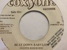 FREDDIE MCGREGOR - beat down babylon b/w right on rasta - COXSONE VG++//
