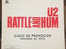 U2 Rattle and Hum 2 LP PROMO Peeruvian mega RARE