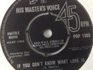 FATS DOMINO - IF YOU DON'T KNOW WHAT LOVE IS /SOMETHING YOU GOT BABY. UK. JKELLY