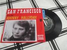 JOHNNY HALLYDAY (SAN FRANCISCO) 2  TITRES  ORIGINAL BIEM POCHETTE COPIE LANGUETT