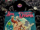 1983 FRANK ZAPPA W/ STEVE VAI MAN FROM UTOPIA RECORD STORE USA PROMO LP + POSTER