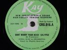 Calypso 78 CYRIL DIAZ Don't Worry Your Head/String Cashew on Kay UK
