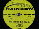Latin 78 ALFREDITO New Rhythm Cha-Cha-Cha/Mr. Bones on Rainbow