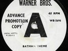 THE MARKETTS - BATMAN THEME (Warner Bros.) - Rare 60's UK Pop Rock 45 NM