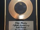 Elvis Presley 50th anniversary gold record limited edition.  HEARTBREAK HOTEL