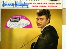 Johnny HALLYDAY autographe Sticker Olympia 1961 EP VOGUE A NEW ORLEANS