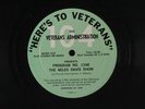 MILES DAVIS / VIKKI CARR: Here's To Veterans Radio Show LP (Program show no. 13