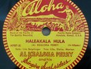 Al Kealoha Perry & Surfriders - Hawaiian Cowboy / Haleakala Hula - Aloha 78rpm