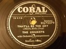 BUDDY HOLLY & THE CRICKETS - That'll Be The Day - IRISH PRESS 78 RPM IRELAND
