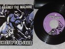 RAGE AGAINST THE MACHINE Ghost Of Tom Joad Pic Sleeve, Purple Vinyl 45, Plays EX